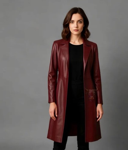 Women maroon lambskin - women’s,