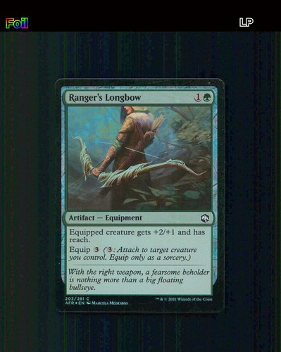 Ranger longbow foil - longbow,