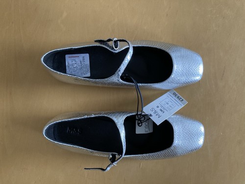 Women silver ballet - m&s,