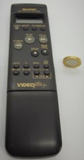 SHARP VCR/Video Plus Vintage Remote Control GO980GE,Tested Working LCD Display 