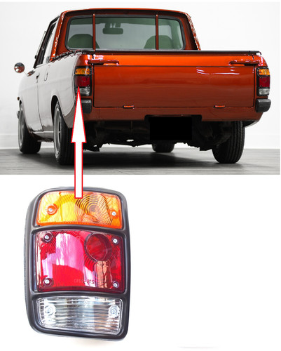 Rear tail left light - light, fits