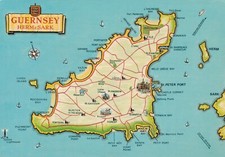 GUERNSEY, HERM & SARK MAP