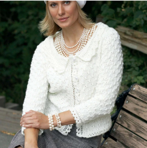 0199 knitting ladies lacy - knitting,