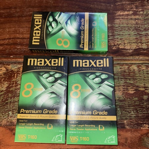 Maxell 160 premium - grade, vhs