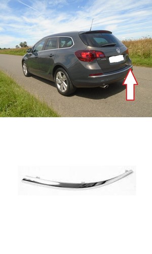 New rear bumper - side, chrome