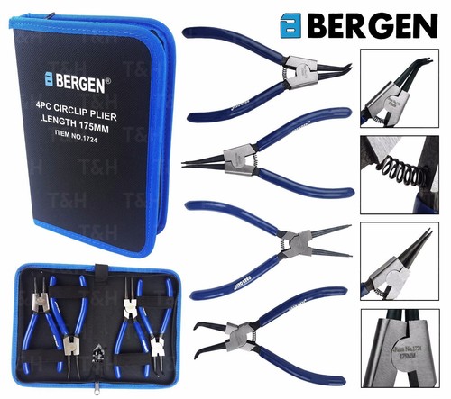 Pro circlip pliers - 4, pc