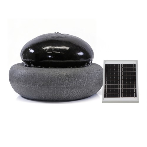 Gardenwize solar black pebble - solar,