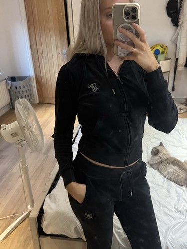 Black juicy couture tracksuit