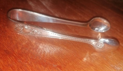 Antique silver plated sugar - silver,