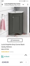 Corner Vanity Unit and Basin 