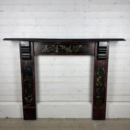 Simple antique slate fire - simple,