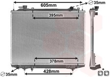 Radiator engine cooling - engine, fits