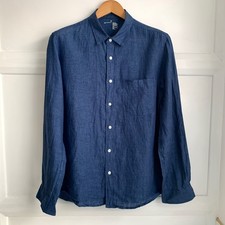 MUJI Pure Linen Shirt Mens