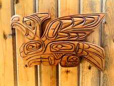 "Sea Eagle" Wooden Carving by
