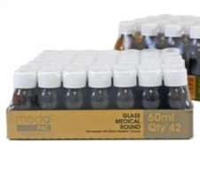 42xMedicine Amber Glass