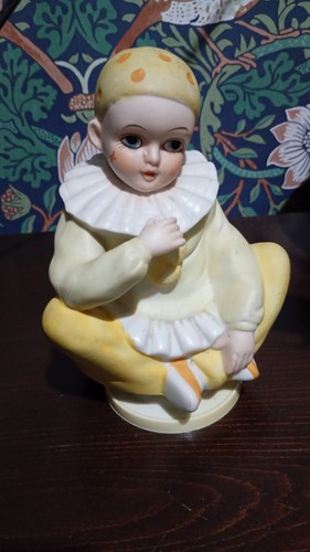 Vintage porcelain pierrot - porcelain,