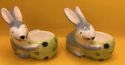 Pair vintage bunny - bunny, cups