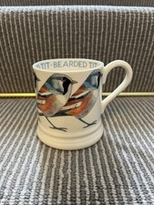Emma Bridgewater Birds Bearded Tit 1/2 Pint Mug - Rare & Discontinued