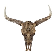 Deco 79 Polystone Cow Home