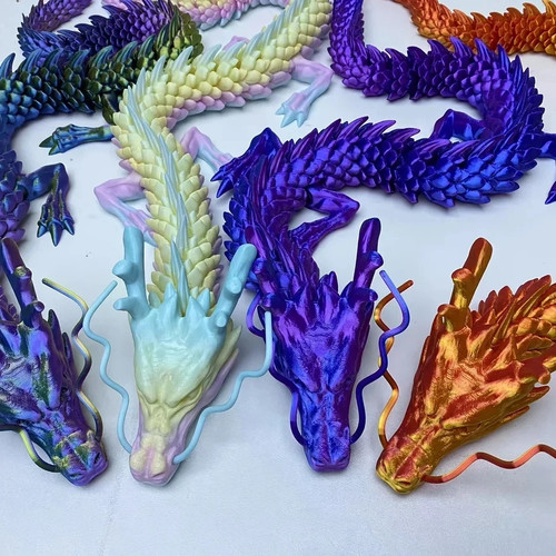 60cm printed gem dragon - 60cm,