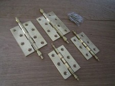 PAIR of FINIAL HINGES solid