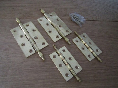 Pair finial hinges solid - pair, of