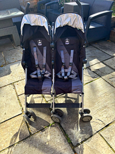 Maclaren double pushchair twin - maclaren,