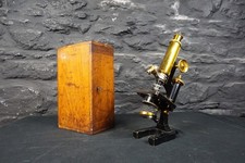 Antique Brass Microscope by