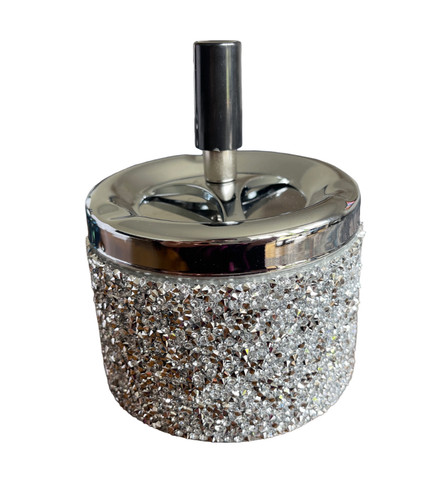 Ashtray round spinning - round,