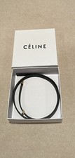 Celine Belt Black Leather New