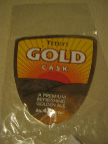 New tetley gold cask - tetley's, golden