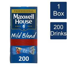 Maxwell House Mild Blend Instant Coffee Sticks / Sachets - 200 Servings