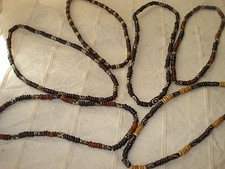 Bone bead surfer choker