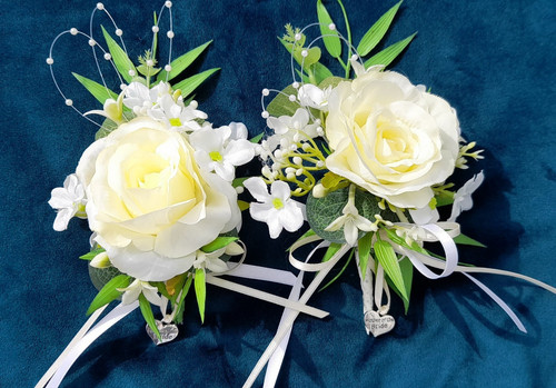 Wedding buttonhole corsage - 2,