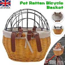 Wicker Bike Front Basket for