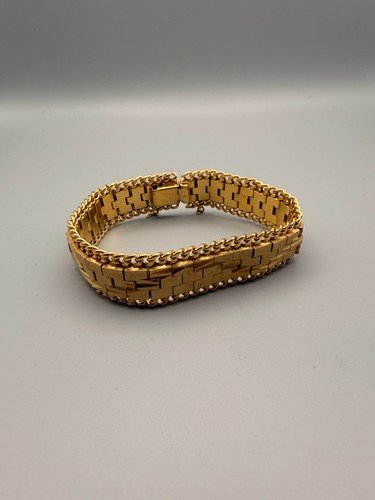 Vintage gold plated bracelet - vintage,