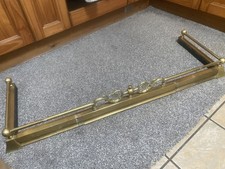 Victorian Brass Fire Fender