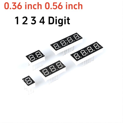 Red led display segment - led,