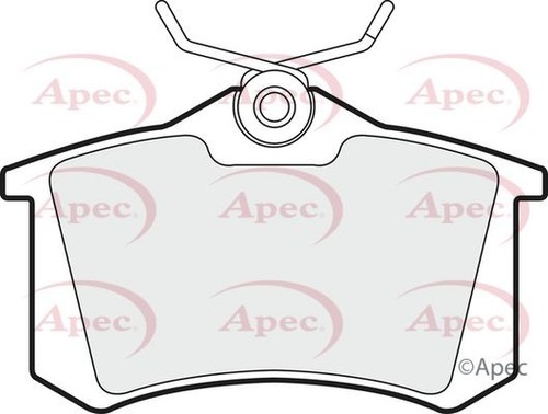 Apec rear brake pad set - rear, for