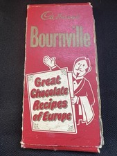 Cadbury’s Bournville Chocolate Recipe Cards of Europe Vintage