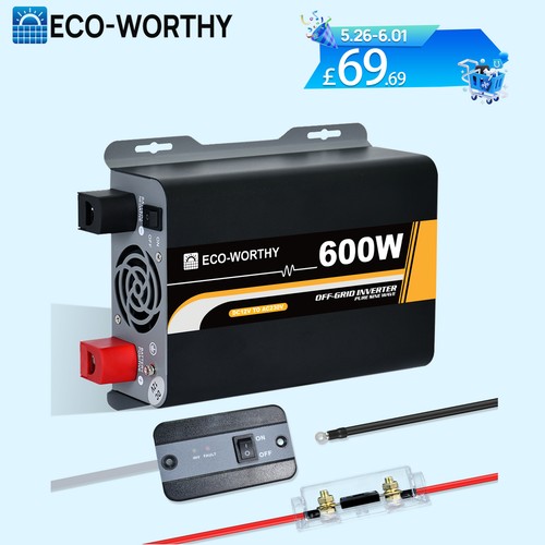 Eco worthy 600w pure - 600w, sine