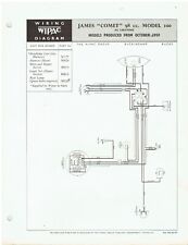 JAMES COMET MODEL 100 OCT '59- AC LIGHTING-AC/DC TRICKLE CHARGE WIRING DIAGRAMS