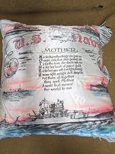 WWII US Navy Sweetheart Pillow
