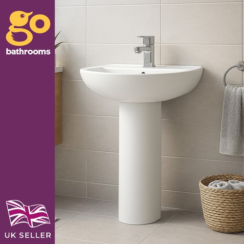 Bathroom sink basin pedestal - bathroom,