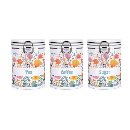 Bright floral tea coffee sugar - coffee,