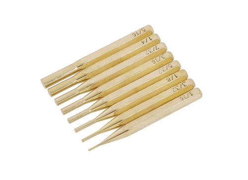 Brass pin punch set 1 - brass,