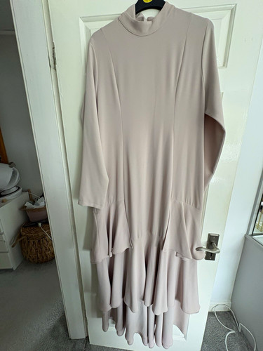 Beyza beige high - beige, maxi