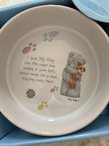 You ceramic dog bowl - me,