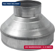 8" to 4" Inch Galvanized Steel