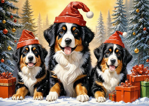 Cherry pazzi holiday puppies - cherry,